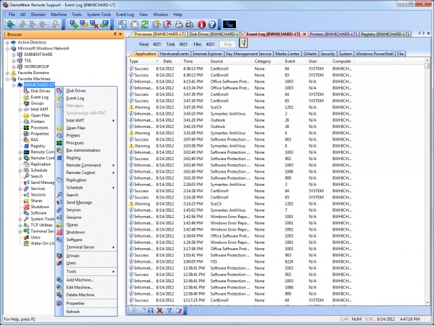 Dameware Remote Support Ekran Goruntusu Dameware Remote Support Ekran Goruntusu