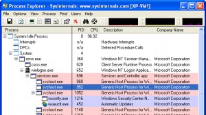 Process Explorer Ekran Görüntüsü