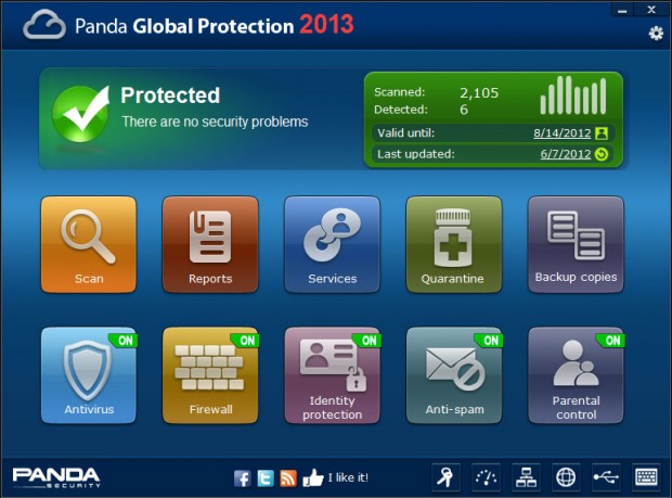 Panda Global Protection Ekran Goruntusu Panda Global Protection Ekran Goruntusu