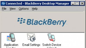 BlackBerry Desktop Manager