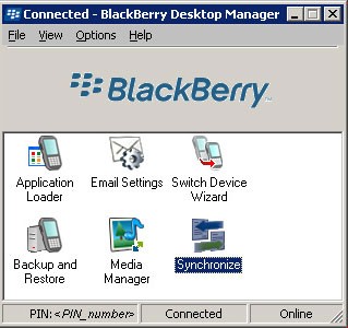 BlackBerry Desktop Manager