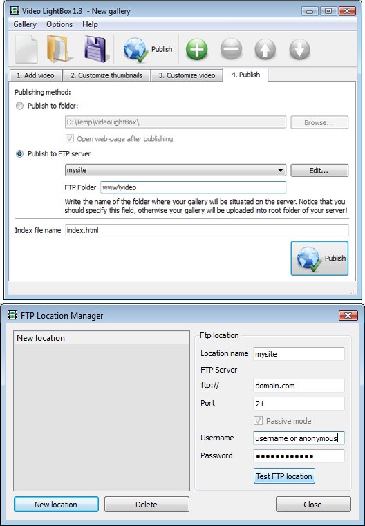 Video LightBox (Windows)