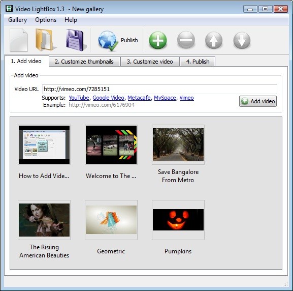 Video lightBox (Mac)