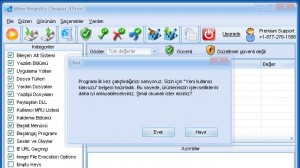 Wise Registry Cleaner Free Ekran Görüntüsü