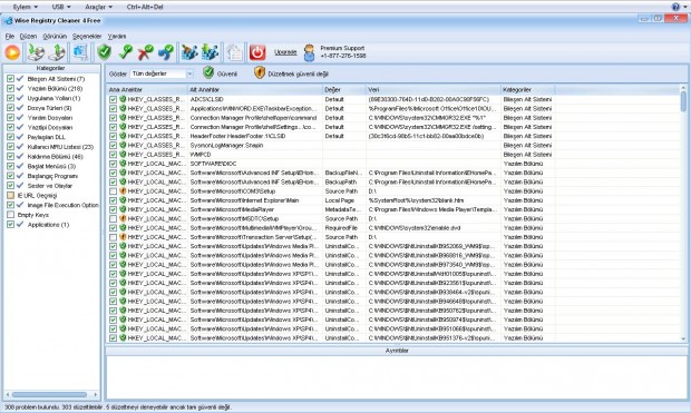 Wise Registry Cleaner Free Ekran Görüntüsü