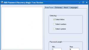 RAR Password Recovery Magic