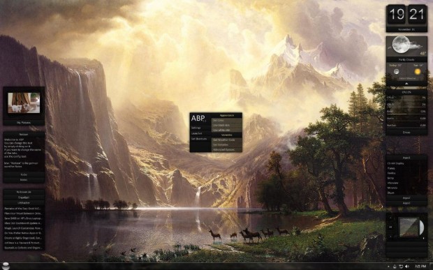 Rainmeter Ekran Görüntüsü