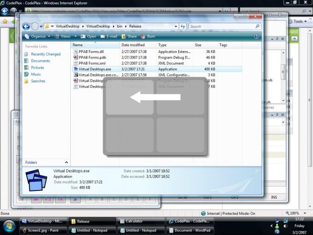 Vista/XP Virtual Desktop Manager