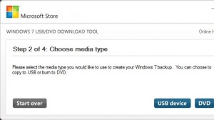 Windows 7 USB/DVD Download Tool