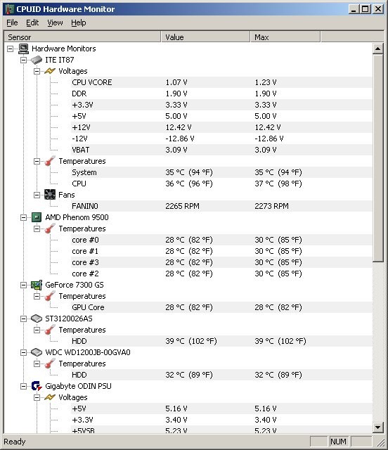 HWMonitor Pro HWMonitor Pro