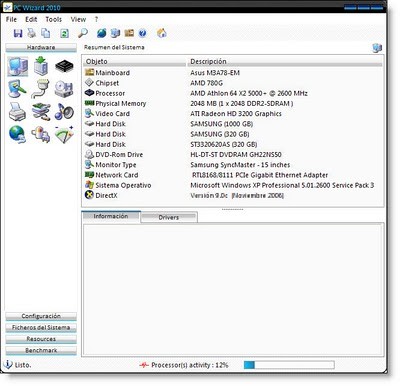PC WIZARD Ekran Görüntüsü