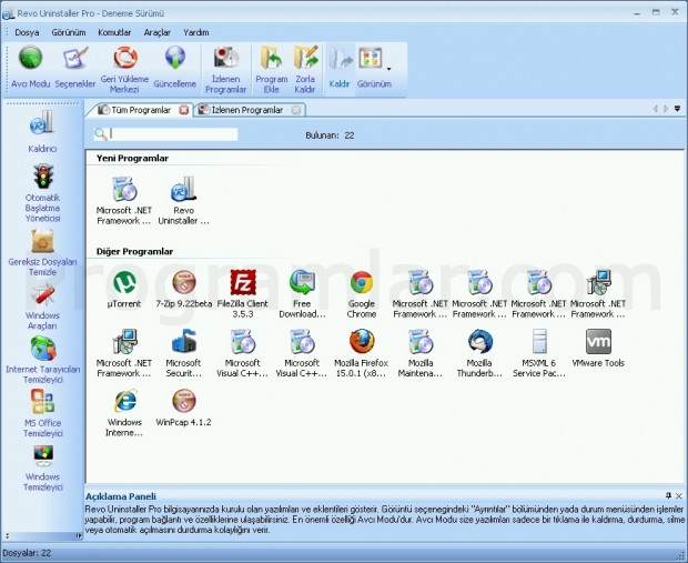 Revo Uninstaller Pro Ekran Goruntusu Revo Uninstaller Pro Ekran Goruntusu