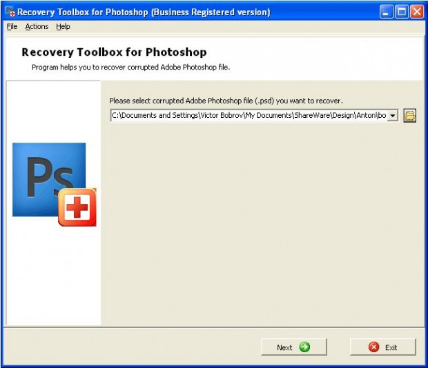 Photoshop Recovery Toolbox