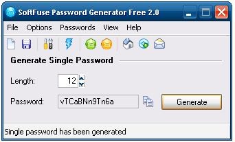 SoftFuse Password Generator Free