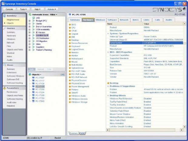Synexsys Inventory (SXSi) Synexsys Inventory (SXSi)