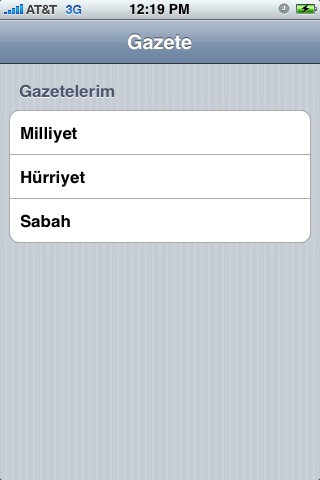 Gazete (iPhone)