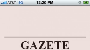 Gazete (iPhone)