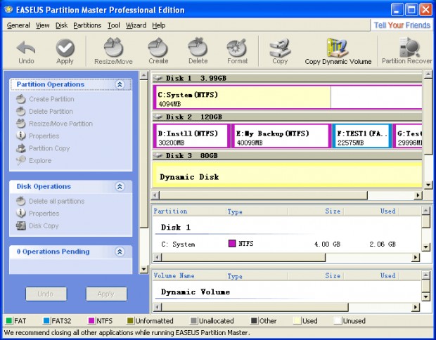 EASEUS Partition Master Home Edition