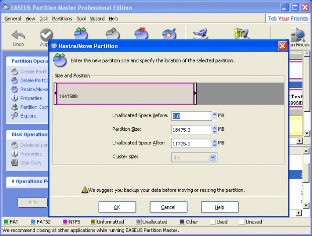 EASEUS Partition Master Home Edition