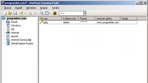 KeePass Türkçe Dil Paketi