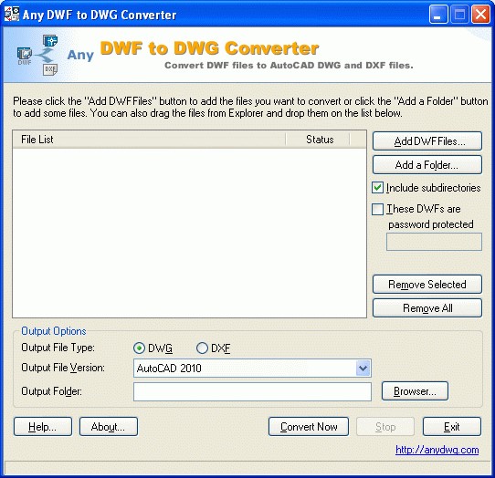 Any DWF to DWG Converter