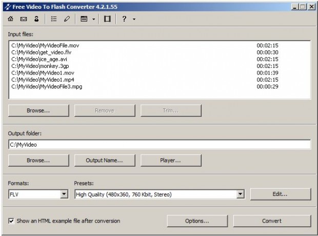 Free Video to Flash Converter