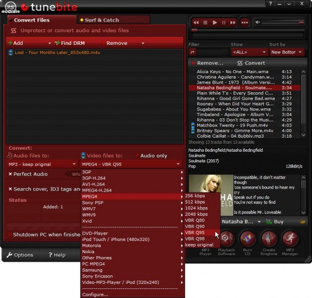 Tunebite Ekran Görüntüsü Tunebite Ekran Görüntüsü