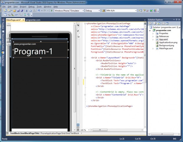 Windows Phone Developer Tools CTP