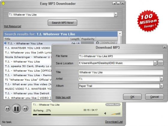 Easy MP3 Downloader