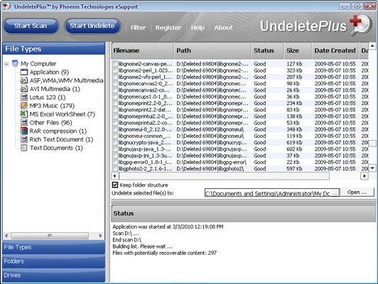 Undelete Plus