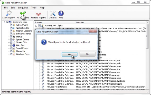 Little Registry Cleaner