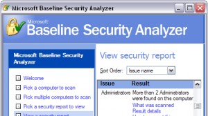 Microsoft Baseline Security Analyzer