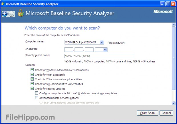 Microsoft Baseline Security Analyzer