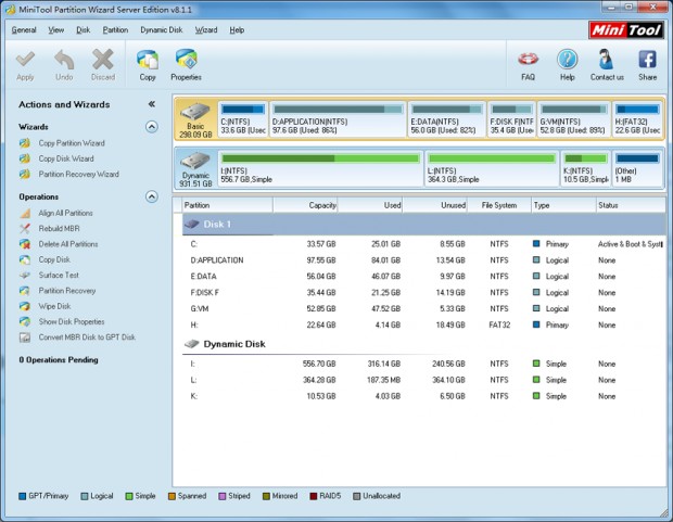 Partition Wizard Home Edition