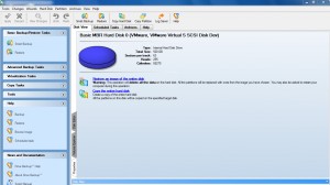 Paragon Drive Backup Server Disk View Ekrani