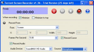 Torrent Screen Recorder