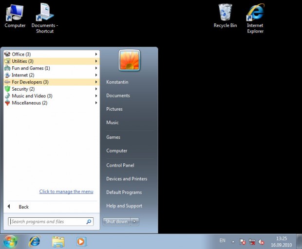 The Handy Start Menu