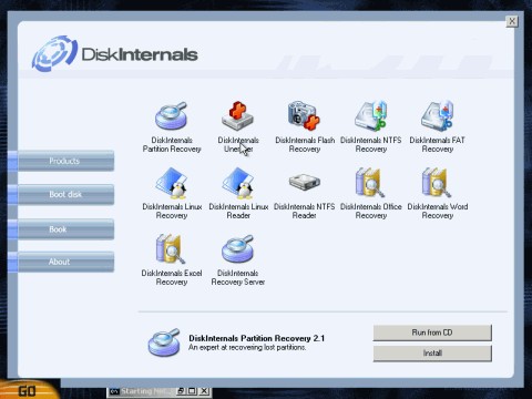DiskInternals Boot CD
