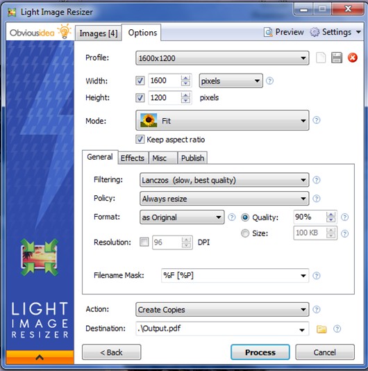 Light Image Resizer