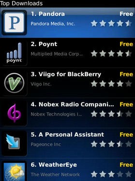 BlackBerry App World