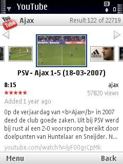 YouTube for Mobile (Symbian) YouTube for Mobile (Symbian)