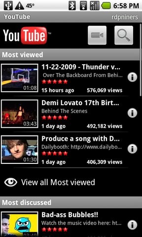 YouTube (Android)