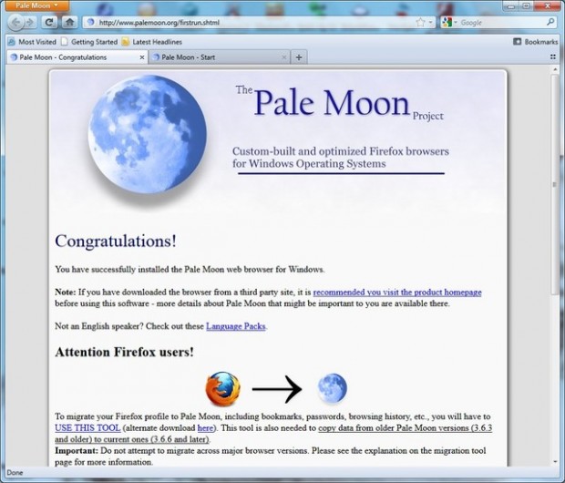 Pale Moon 32.2.1 for android download Pale Moon 32.2.1 for android download