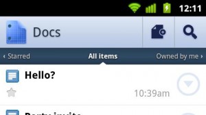 Google Docs (Android)