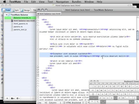 textmate window textmate window