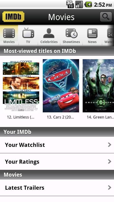IMDb Movies & TV (Android)