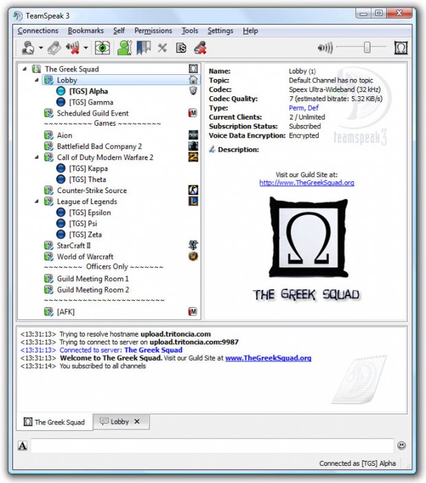 TeamSpeak Server TeamSpeak Server