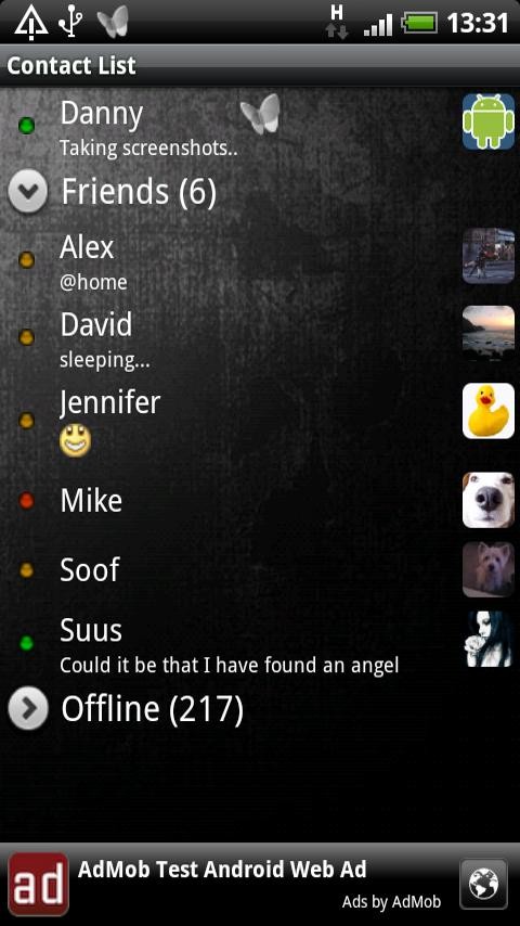 MSN Messenger: Mercury Free (Android) MSN Messenger: Mercury Free (Android)