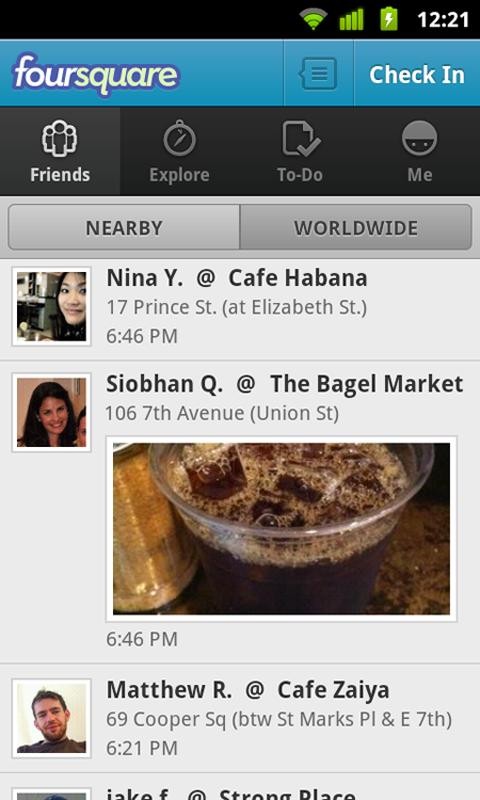 Foursquare (Android)