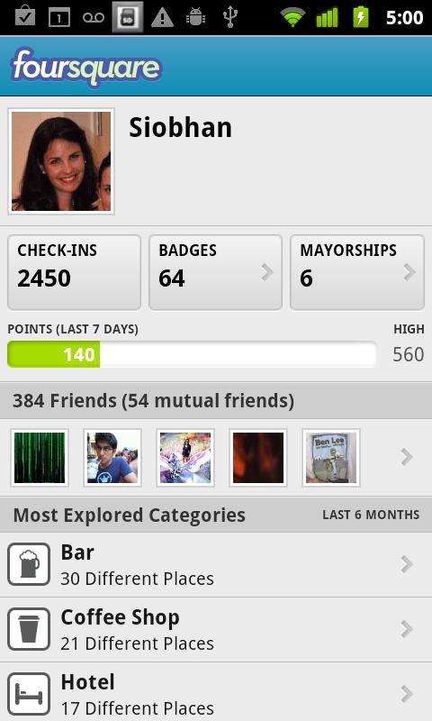 Foursquare (Android)